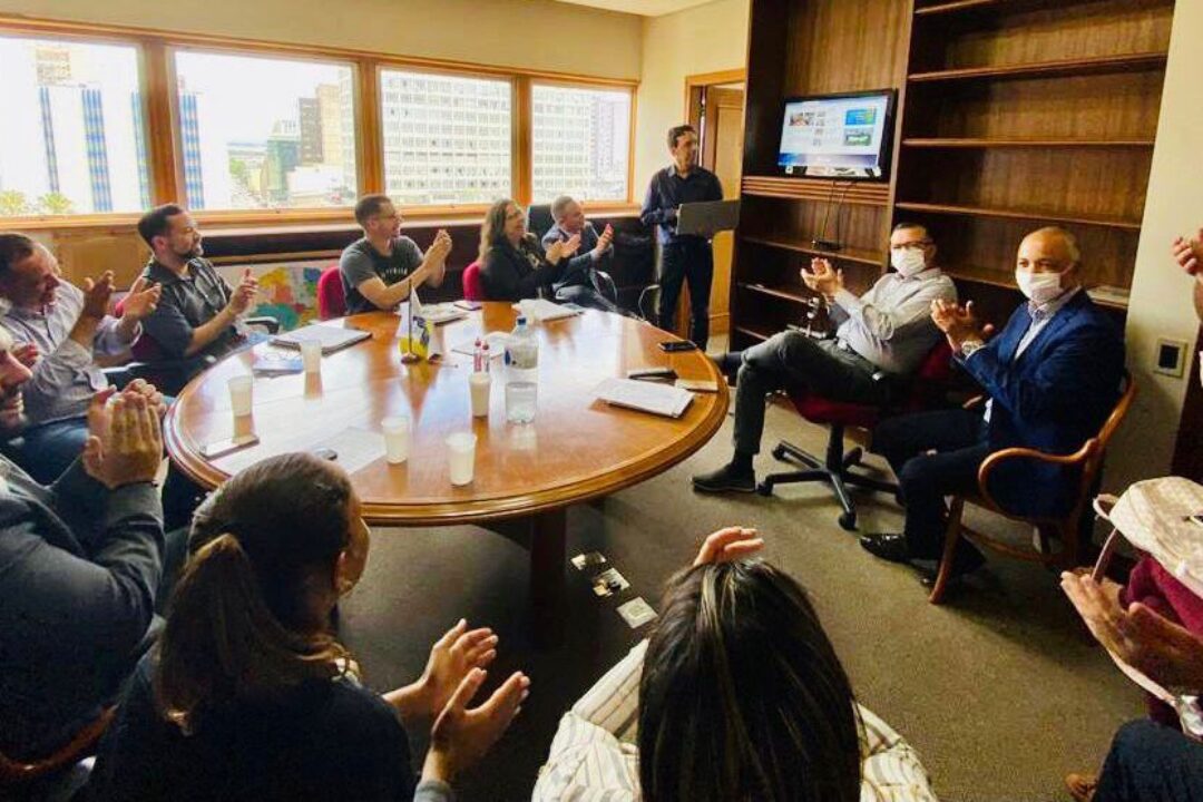 Lançamento do site do PTB Porto Alegre é destaque em reunião