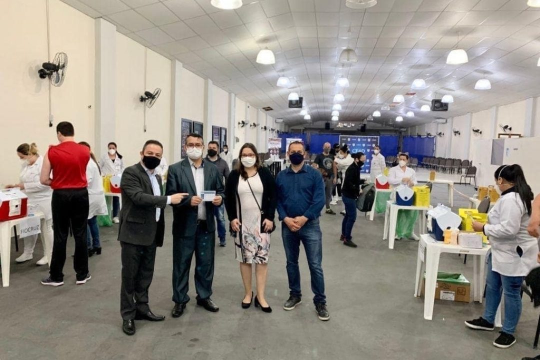 Ponto de vacinação contra o Covid-19 ocorre no CEAD da Igreja Assembleia de Deus