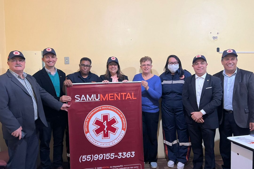 Sabinos conhecem o trabalho da Samu Mental de Alegrete