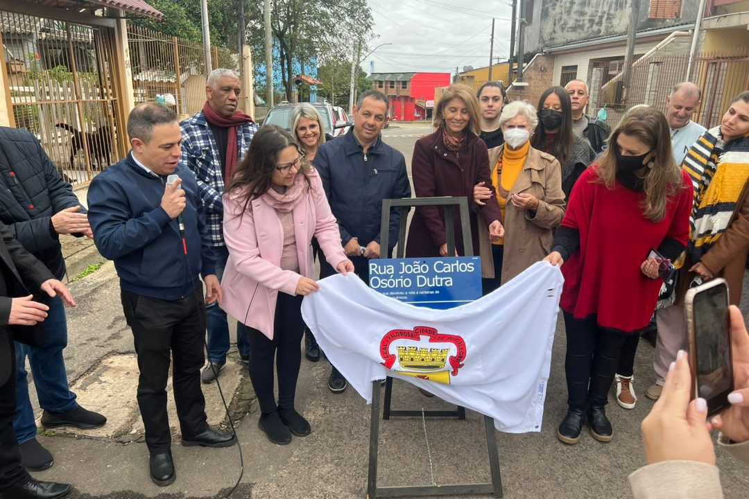 Rua João Carlos Osório Dutra é inaugurada em Porto Alegre