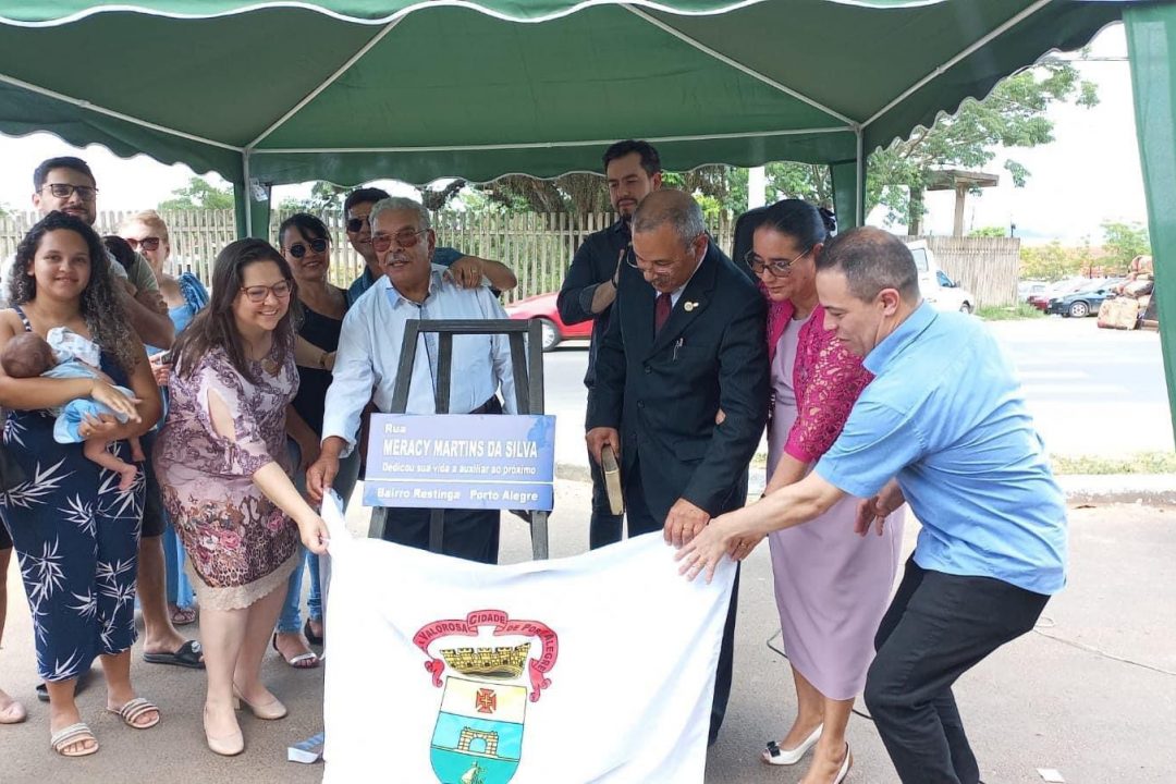 Rua Meracy Martins da Silva é inaugurada em Porto Alegre