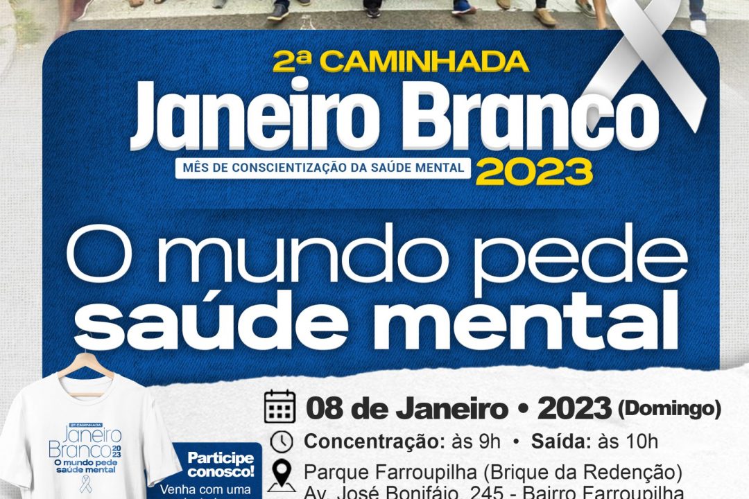 2ª Caminhada do Janeiro Branco será promovida em Porto Alegre