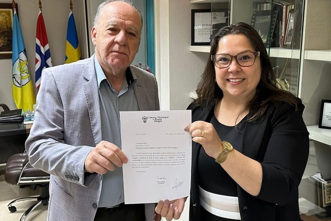 Assembleia de Deus receberá o Trófeu Câmara de Vereadores em homenagem ao centenário da igreja