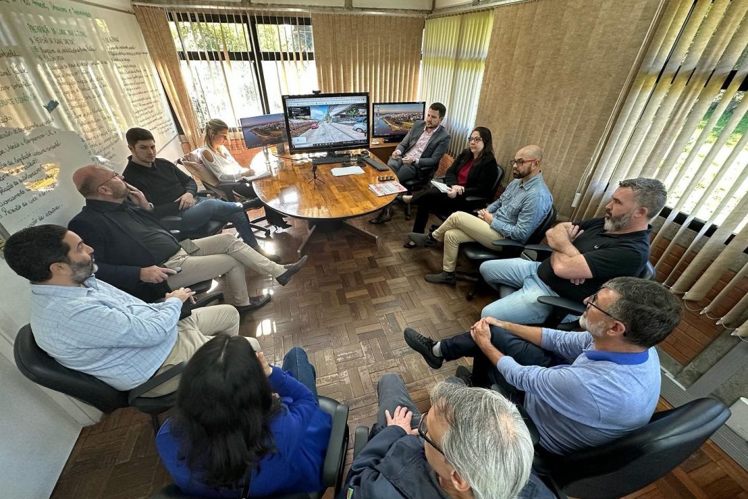 Reunião com comerciantes da Assis Brasil e Secretários do Governo Melo