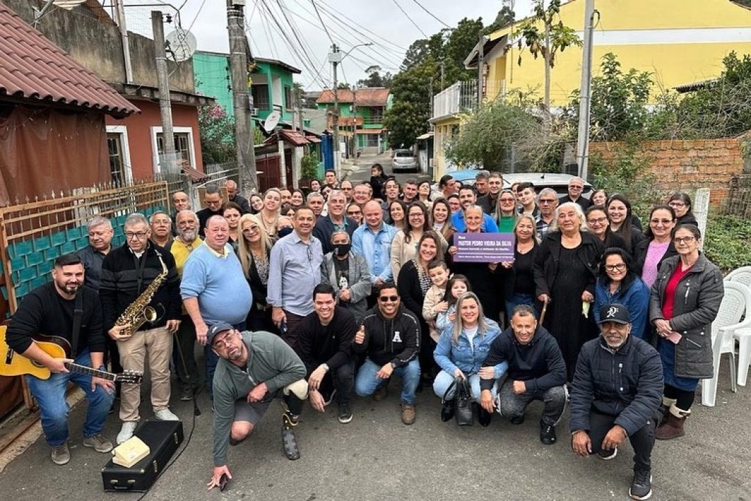 Pastor Pedro Vieira da Silva dá nome a Rua na Vila Nova Ipanema