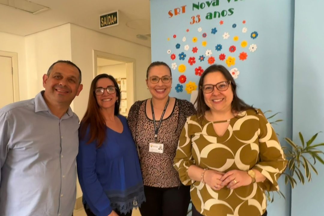 Tanise Sabino visita o Residencial Terapêutico Nova Vida