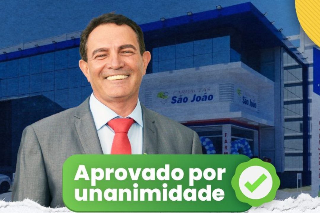 Sancionada a lei que concede Título de Cidadão ao dono da rede de Farmácias São João, Sr. Pedro Henrique Kappaun Brair.