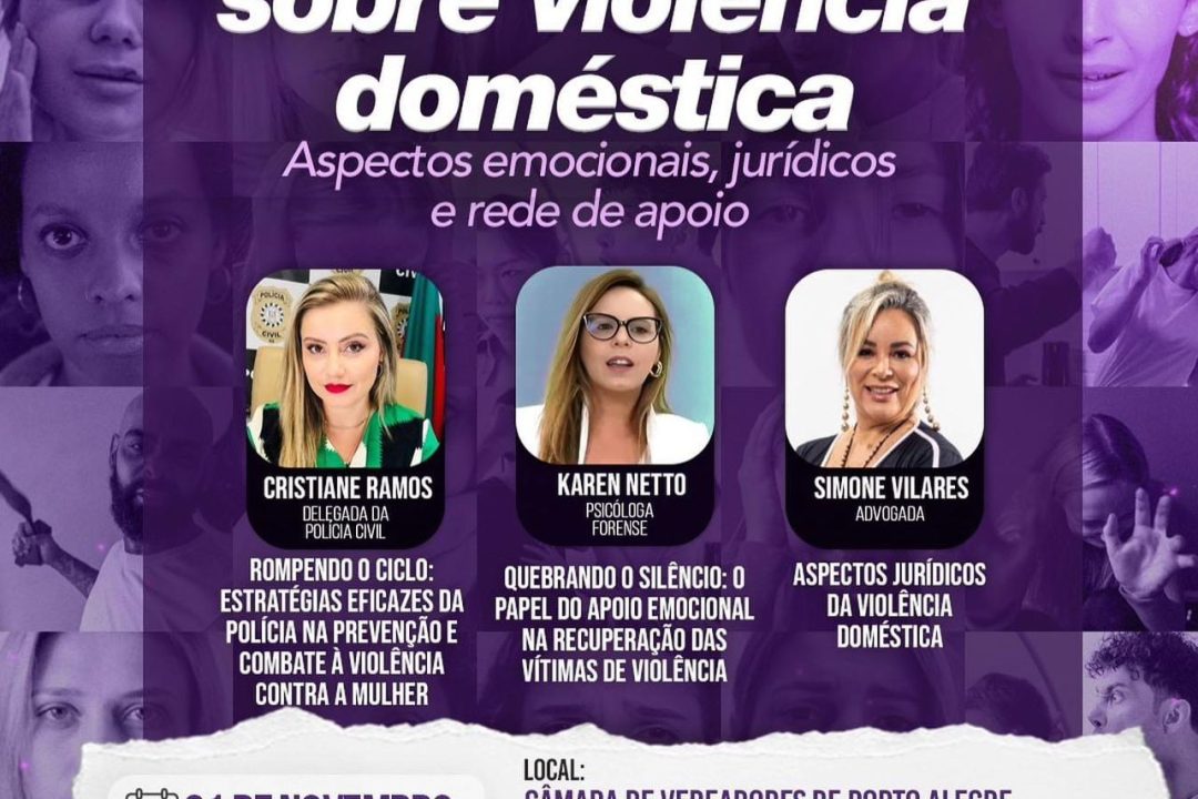 Tanise Sabino prepara seminário para discutir a violência contra as mulheres