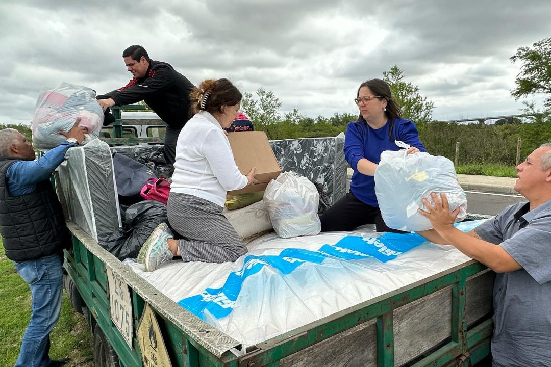Solidariedade em tempos de alagamento na região das ilhas
