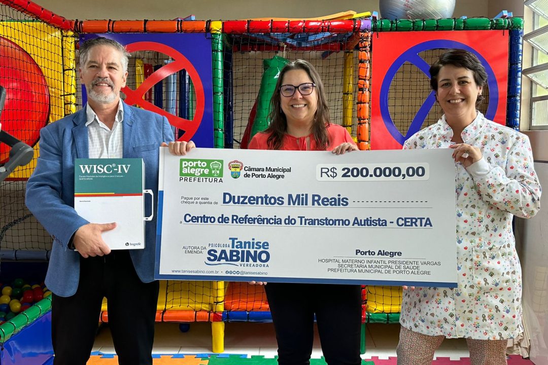 200 mil reais são destinados pela Vereadora Tanise Sabino para fortalecer o CERTA