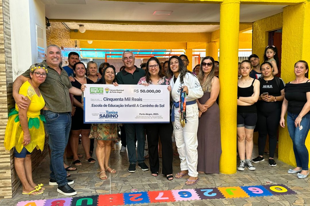 A Caminho do Sol viabilizará biblioteca com o recurso destinado pela Vereadora Tanise Sabino