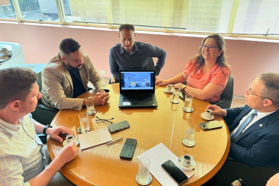 Reunião com a Casa Civil e a Secretaria de Segurança Pública/RS para discutir projetos na região da São José/Partenon na cidade de Porto Alegre