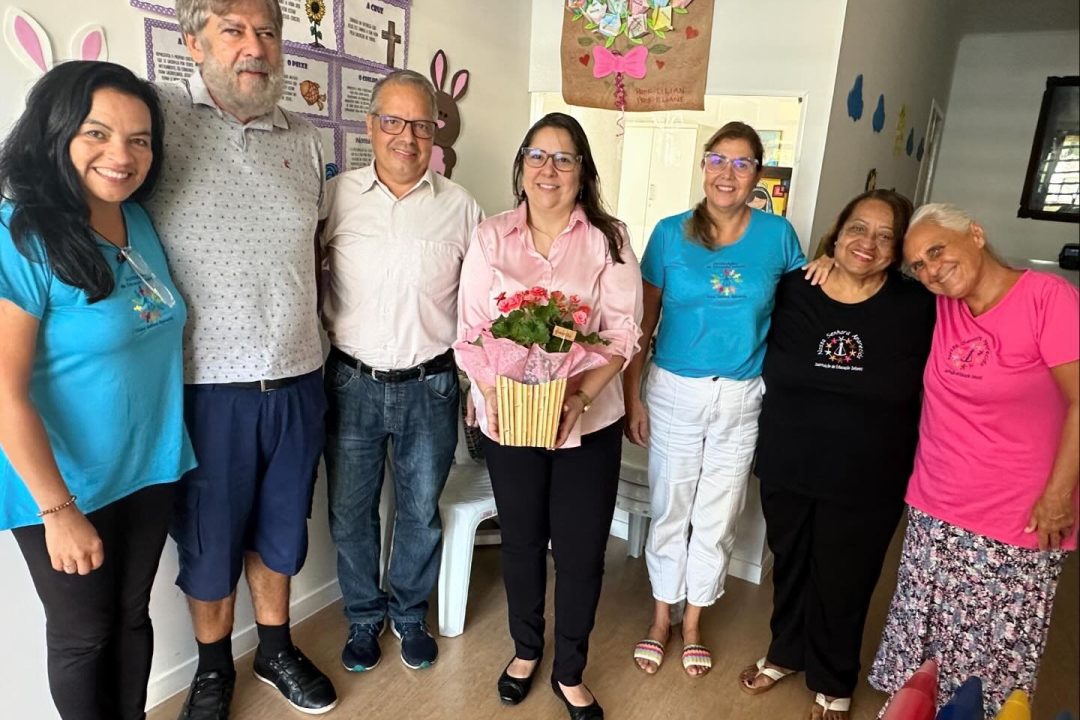 Vereadora Psicóloga Tanise Sabino realiza visita na Instituição de Educação Infantil Nossa Senhora Aparecida (ASPI)
