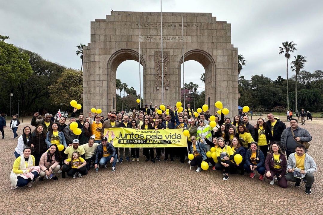 IV Caminhada&nbsp;Juntos pela Vida marca o início do&nbsp;Setembro&nbsp;Amarelo