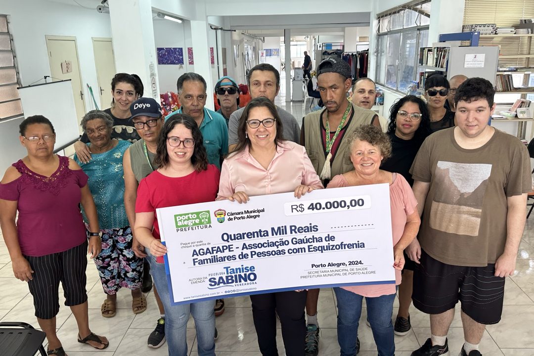 Tanise Sabino destina 40 mil reais para a AGAFAPE