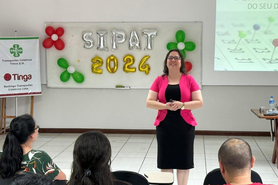 Vereadora Psicóloga Tanise Sabino realiza palestra sobre “Saúde Mental em Tempos de Correria” na Semana da SIPAT da Empresa Trevo