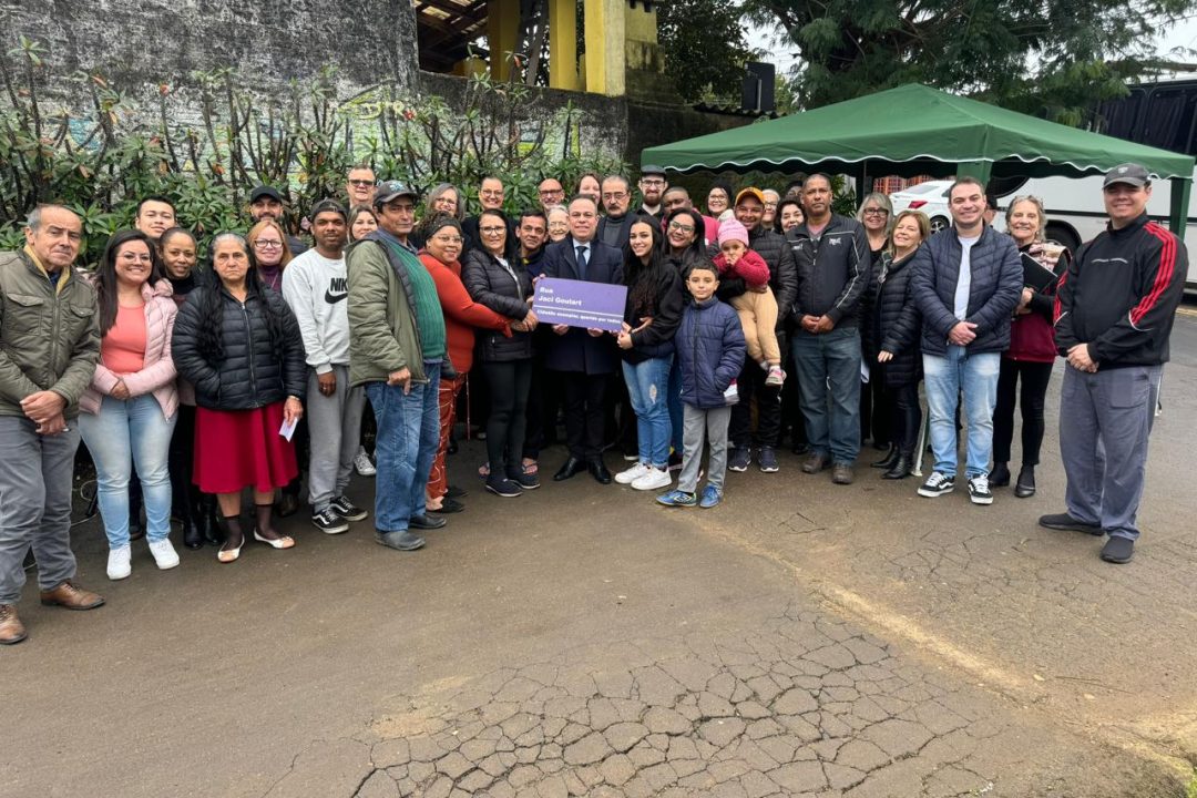 Jaci Goulart é nome de rua na Lomba do Pinheiro