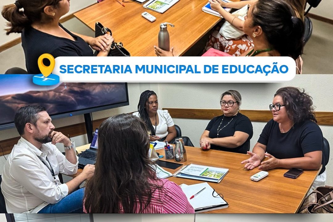 Vereadora Tanise Sabino participa de reunião na SMED para tratar de formação sobre autismo, falta de água em escola e vagas para crianças em situação de abrigagem
