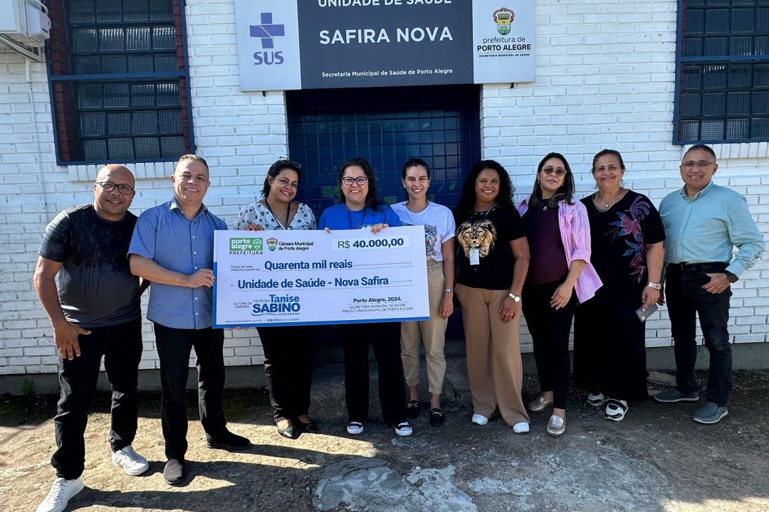 Vereadora Psicóloga Tanise Sabino oficializa emenda de R$ 40 mil para a Unidade de Saúde Safira Nova