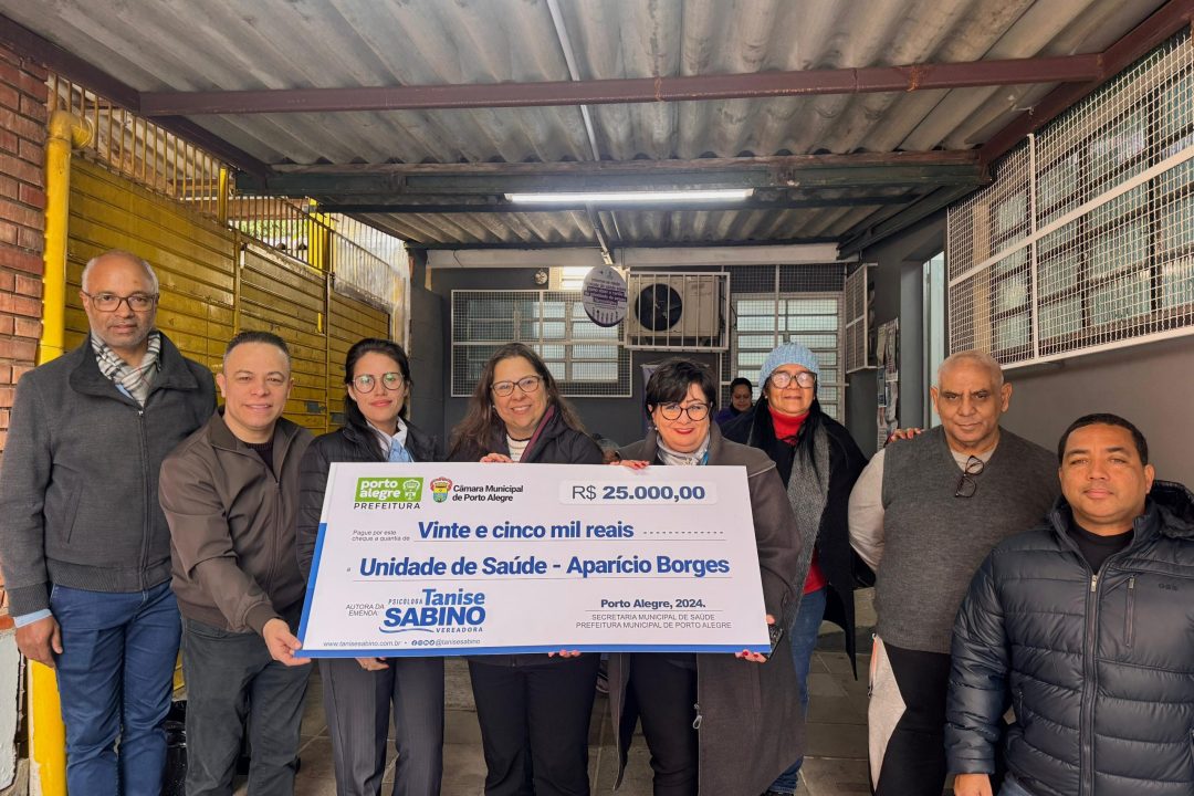 Unidade de Saúde Aparício Borges recebe emenda parlamentar destinada pela vereadora Tanise Sabino