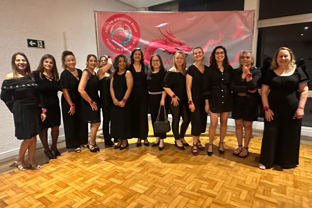 Tanise Sabino é escolhida madrinha do grupo de remadoras Awa’Pé Dragon Boat