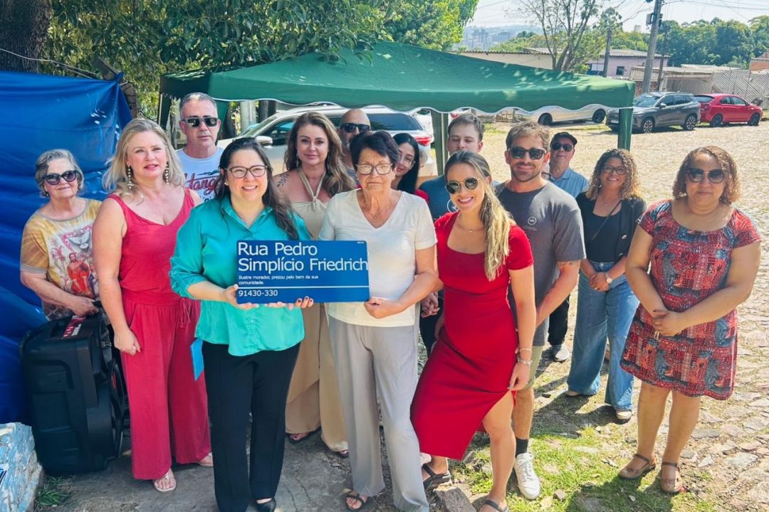 Rua Pedro Simplício Friedrich é nomeada em homenagem ao morador da Cefer 2