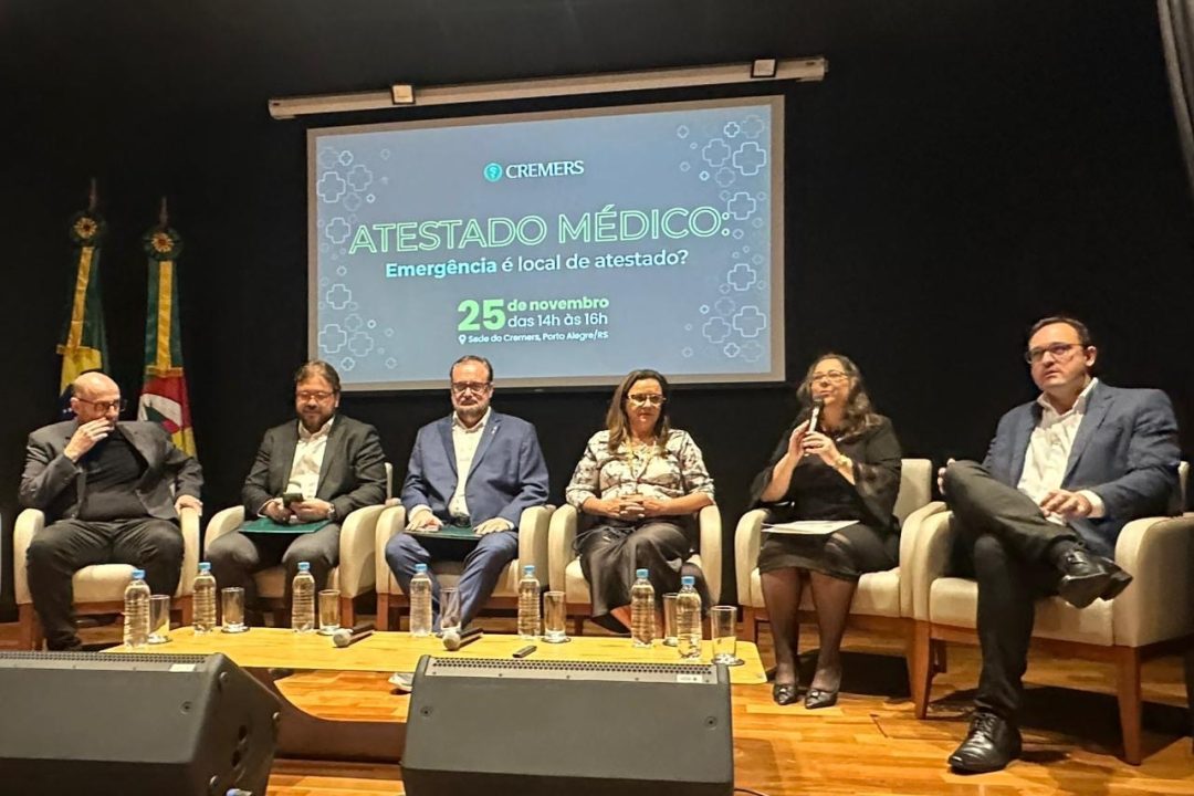 Tanise Sabino participa de debate do CREMERS sobre emissão de atestados médicos nas emergências