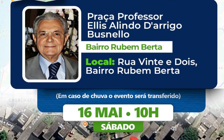 Memória, reconhecimento e saúde mental: Porto Alegre já tem data para nomear praça em homenagem ao Professor Ellis Busnello
