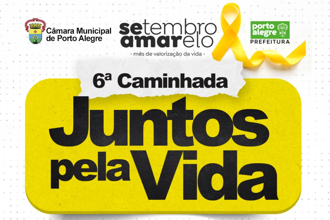 6ª Caminhada do Setembro Amarelo já tem data definida e será realizada em 13 de setembro no Brique da Redenção