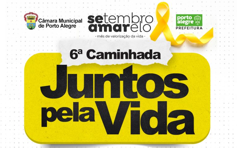 6ª Caminhada do Setembro Amarelo já tem data definida e será realizada em 13 de setembro, na Redenção